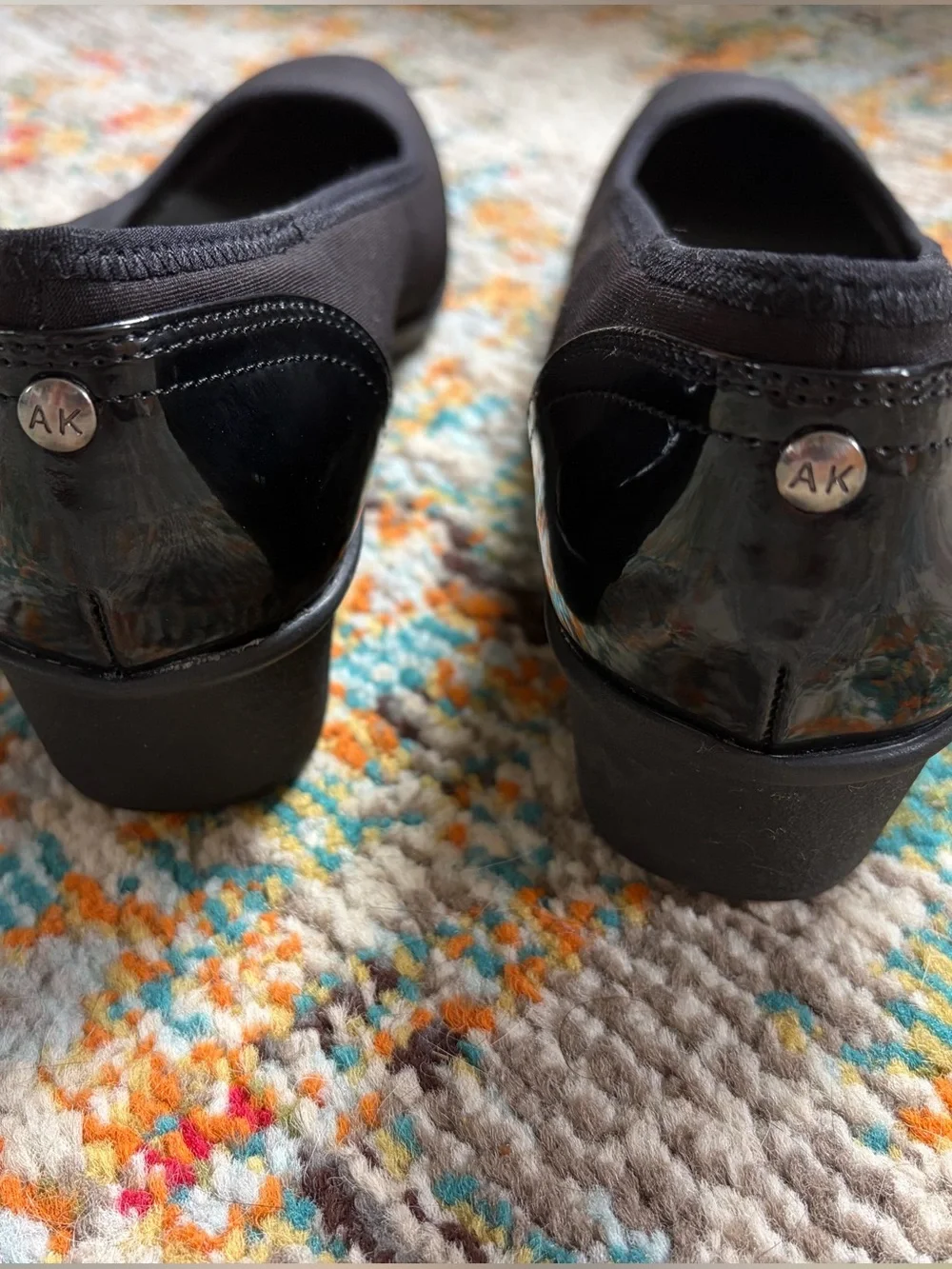 Like New Anne Klein Winner iFlex Black Wedge Pumps, size 8.5